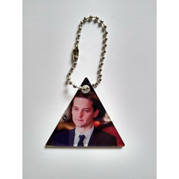 Spider-Man Pinball Machine Keychain Plastic Promo Peter Parker Original #1 - Picture 1 of 4
